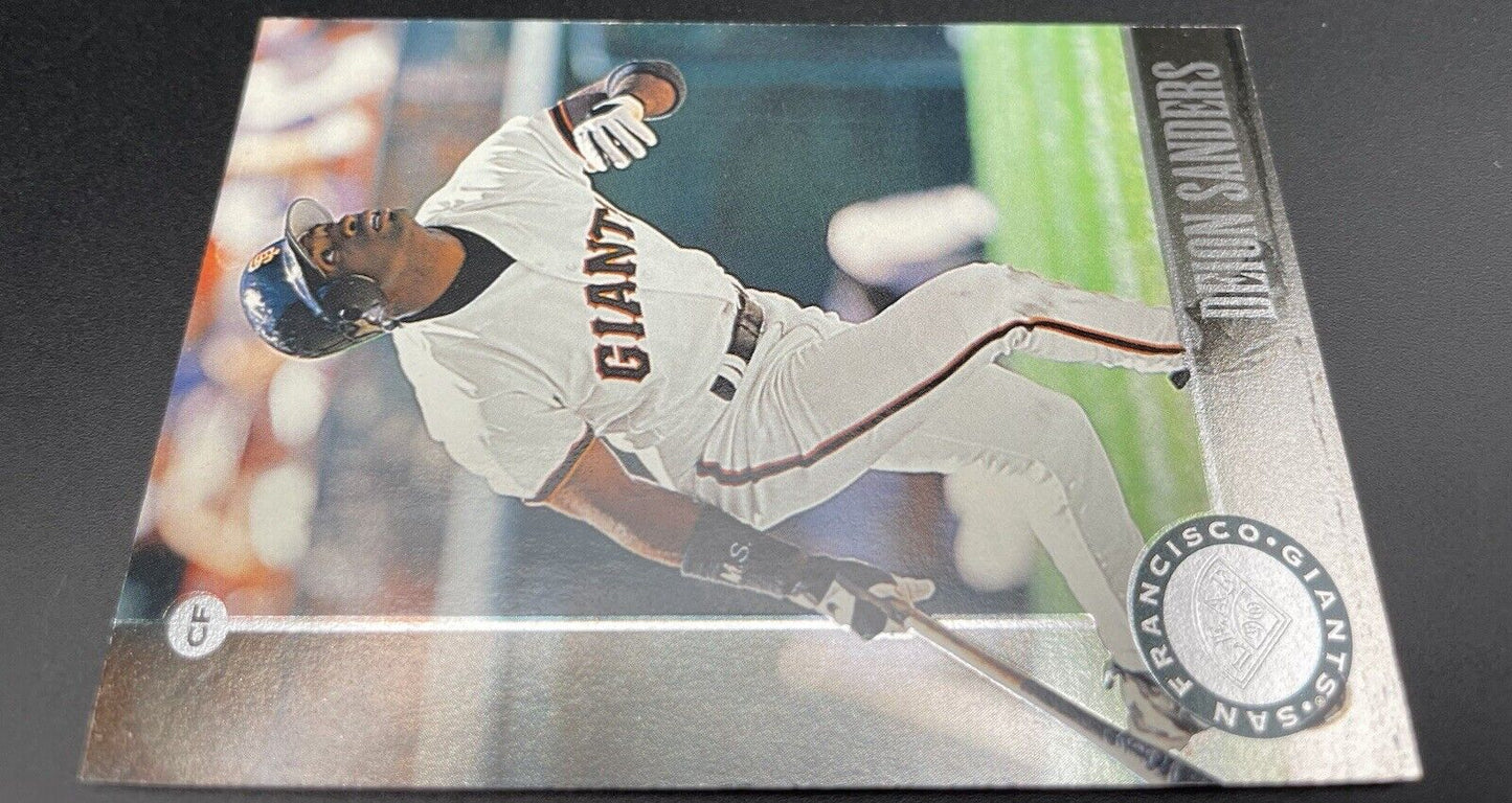 Deion Sanders 1996 Donruss #34 Leaf San Francisco Giants