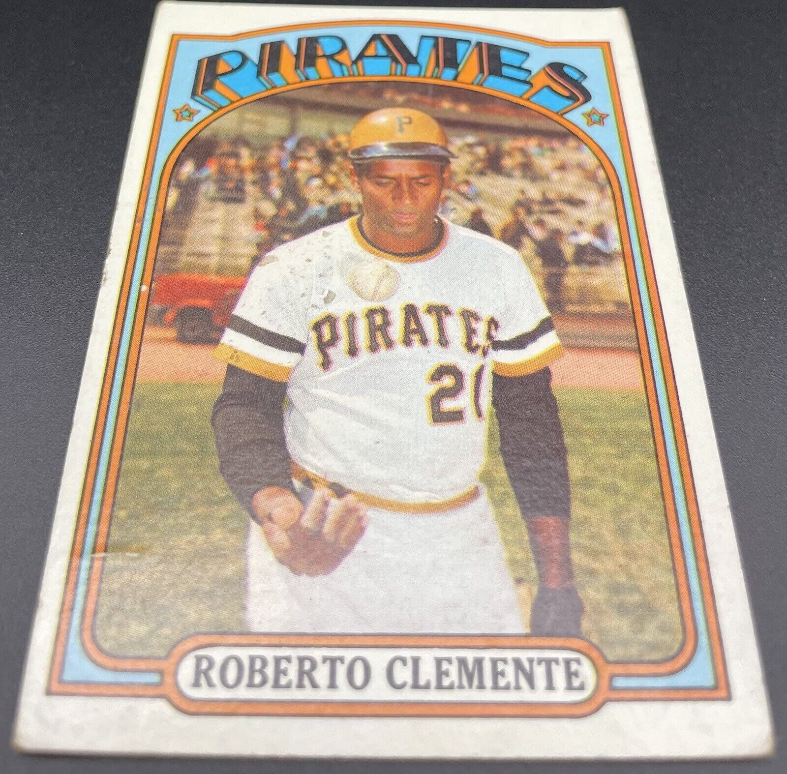 Roberto Clemente HOF 1972 Topps #309 Pittsburgh Pirates