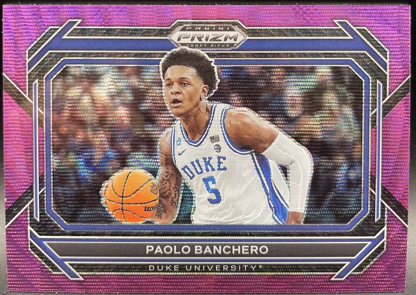 Paolo Banchero 2023 Panini  Prizm Drafts #74  RC Orlando Magic Pink Shimmer