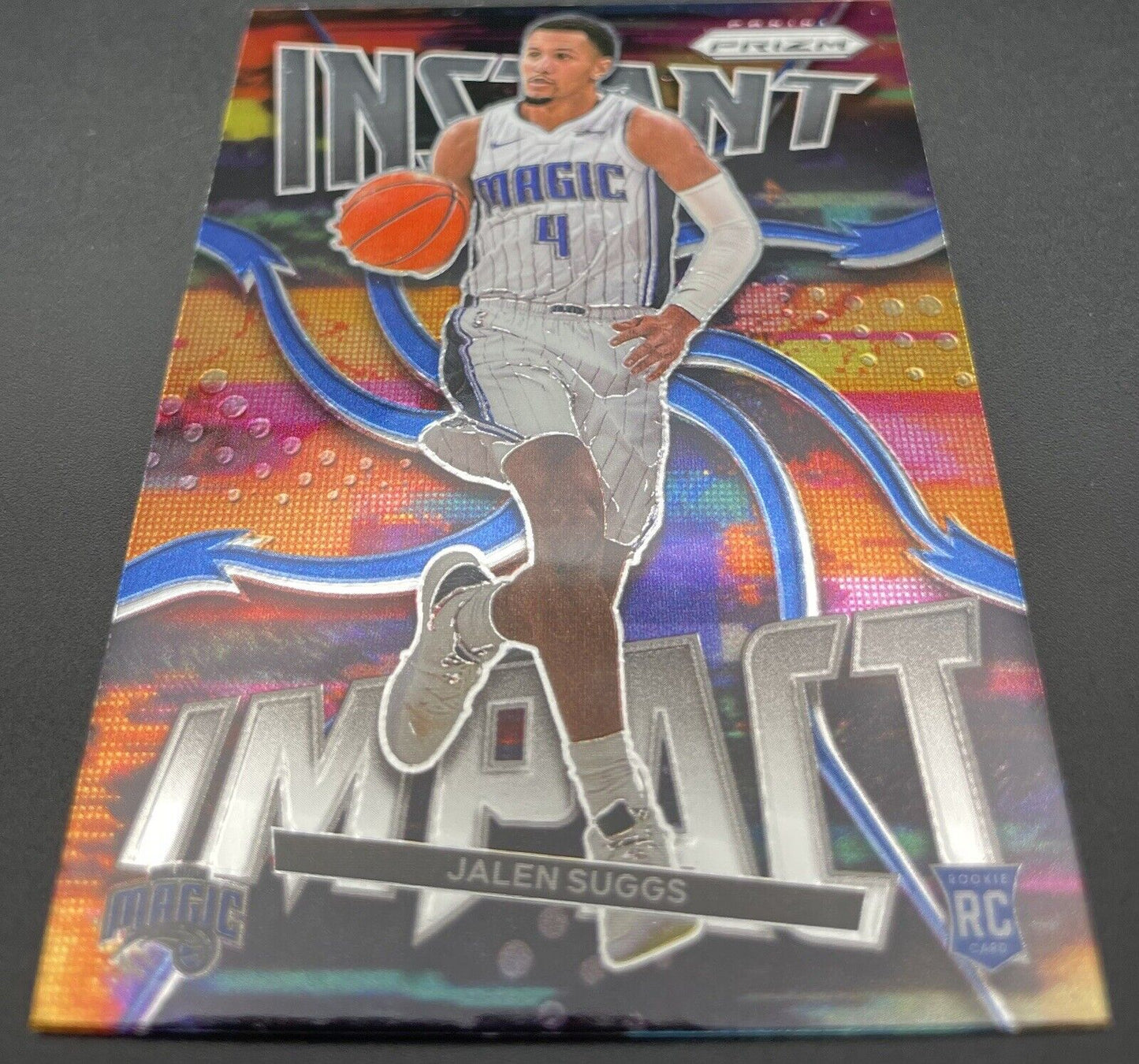 2021-22 Panini Prizm Jalen Suggs #22 Instant Impact Insert RC Orlando Magic