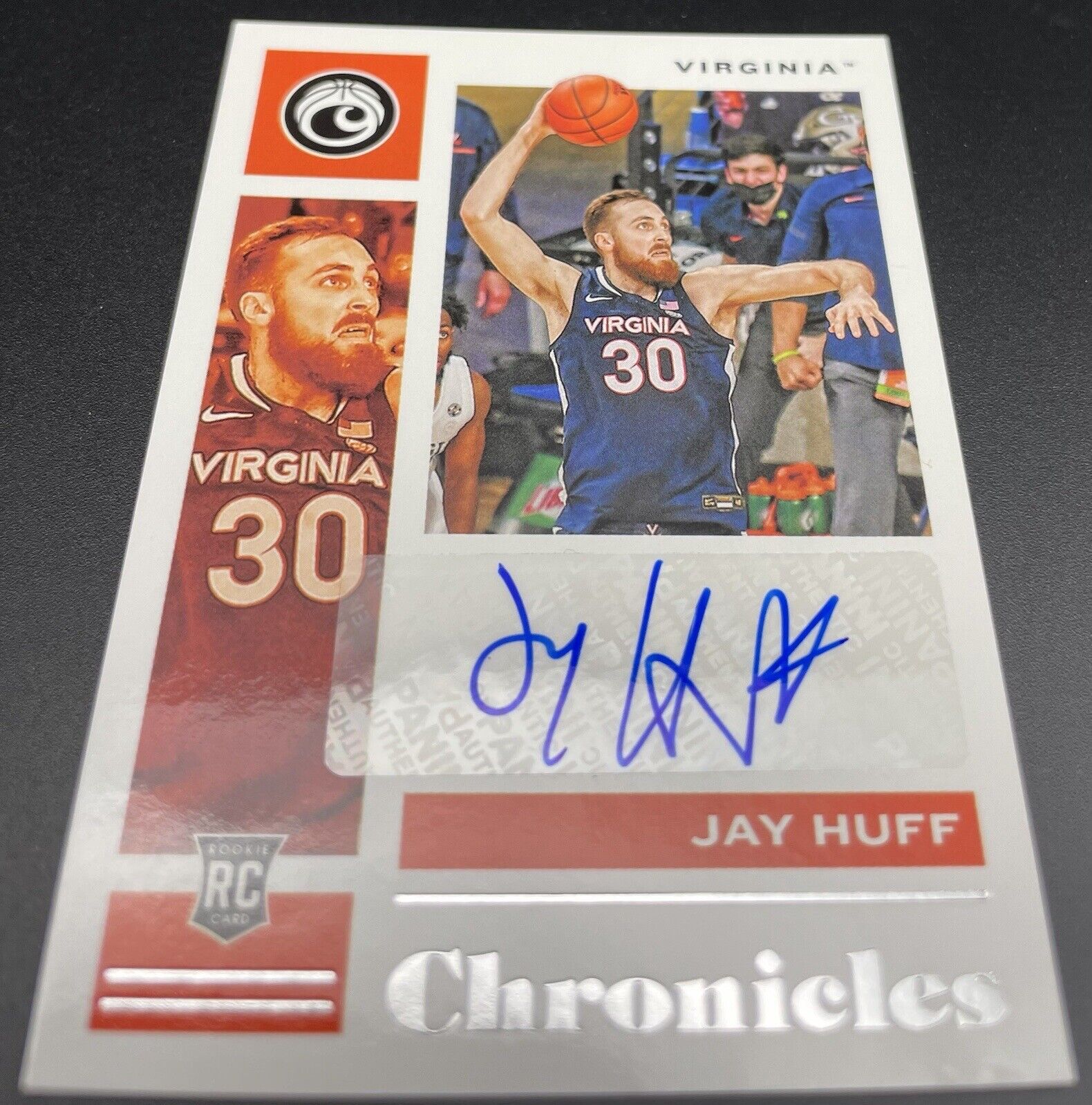 Jay Huff 2021 Panini Chronicles #CR-JHU Autograph, RC, Denver Nuggets￼