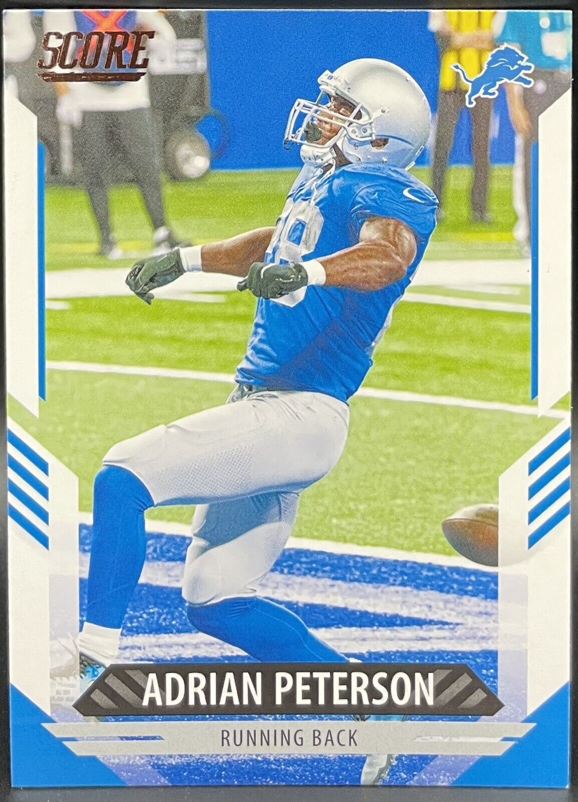 Adrian Peterson 2021 Panini Score Football #132 Detroit Lions