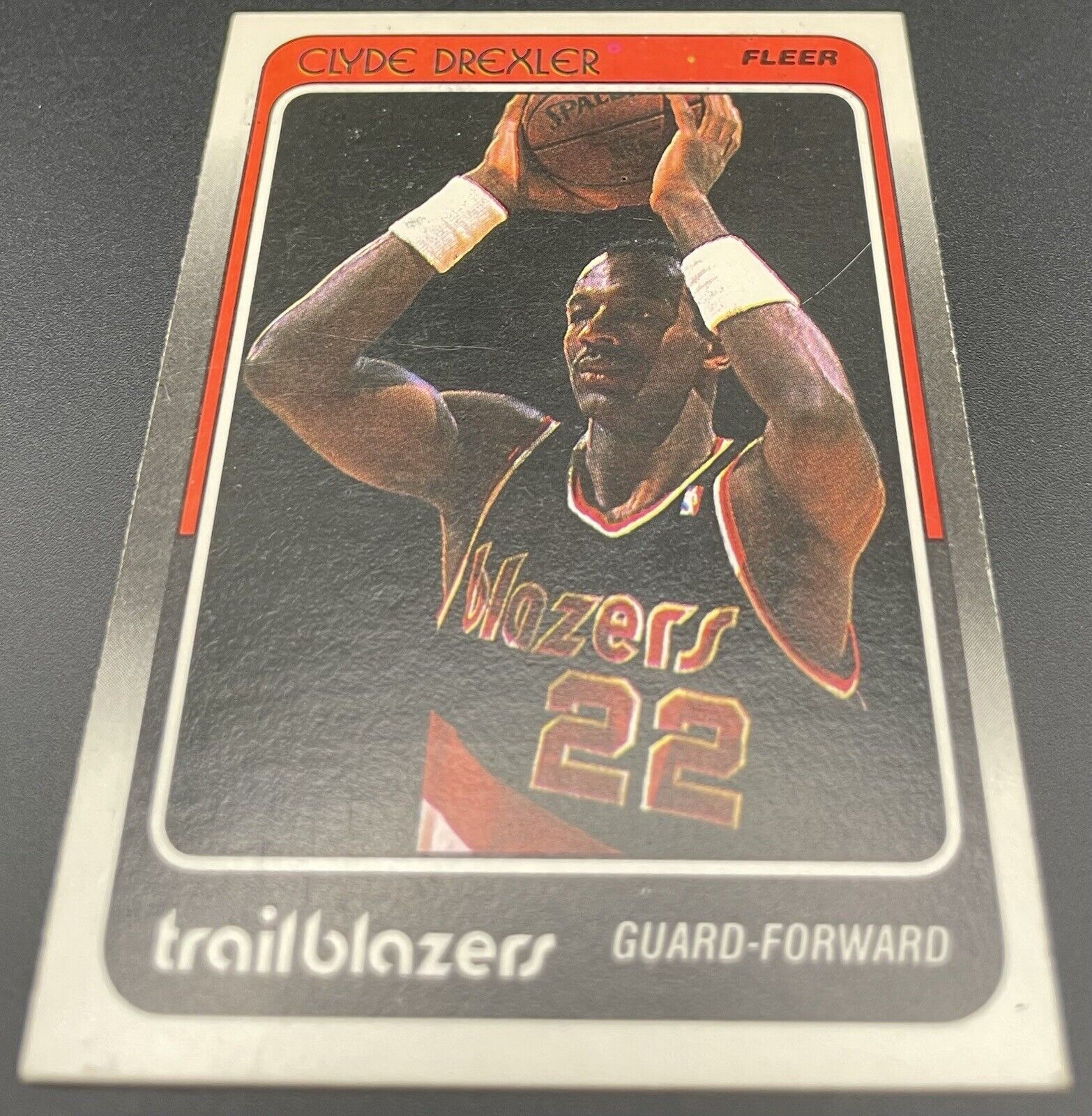 Clyde Drexler 1988 Fleer #92 Of 132 Portland Trail Blazers