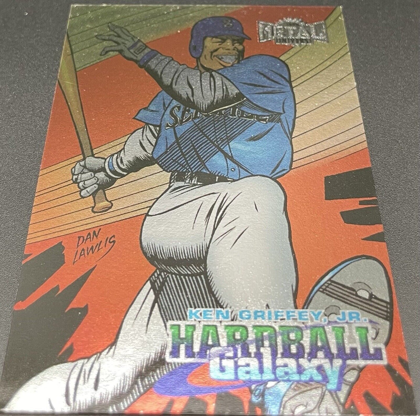 1998 Fleer #206 Ken Griffey Jr. Metal Universe hardball galaxy Seattle Mariners