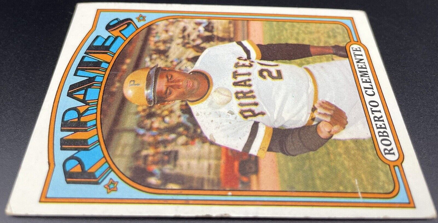 Roberto Clemente HOF 1972 Topps #309 Pittsburgh Pirates