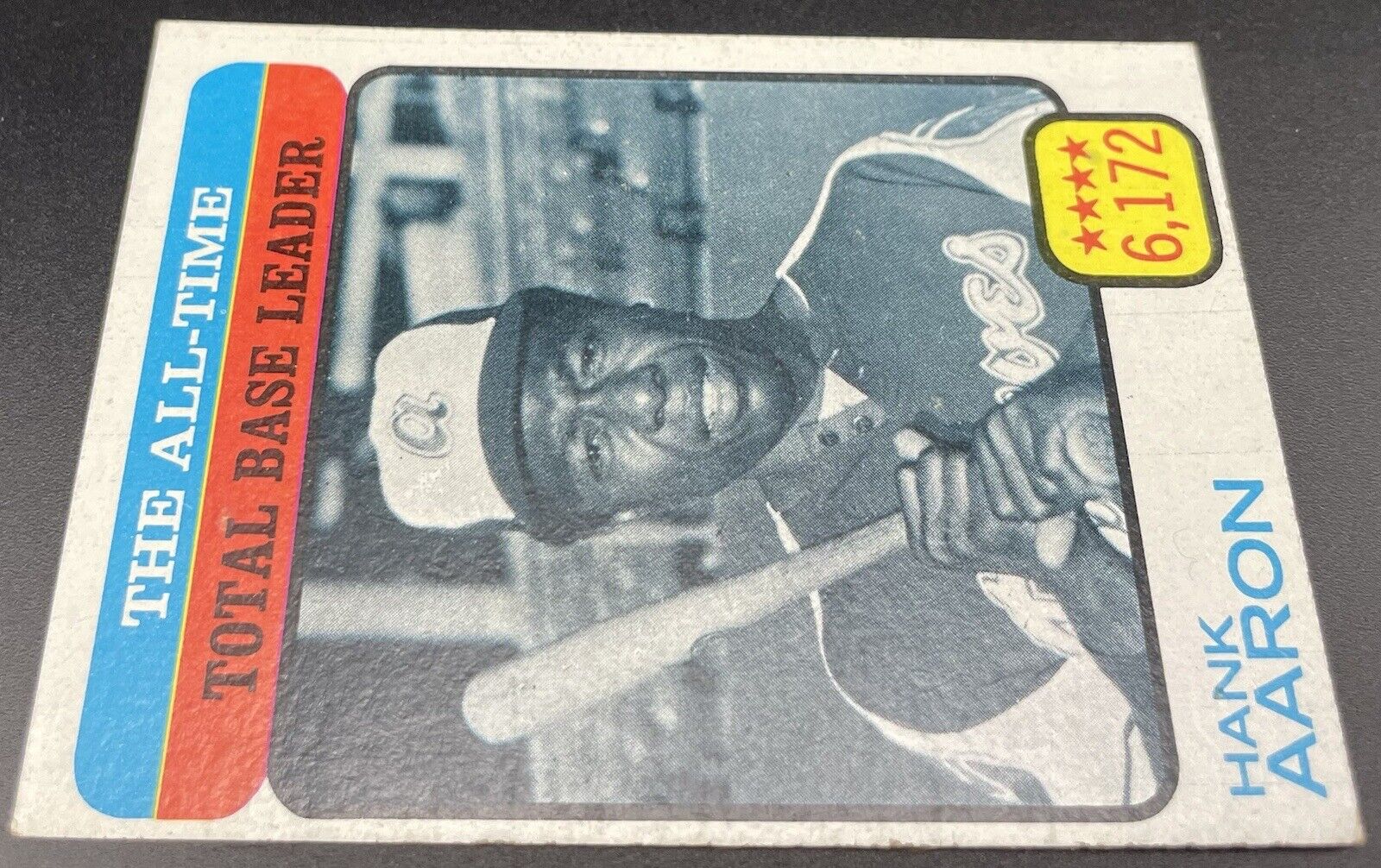 Hank Aaron 1973 Topps #473 All-Time Base Leaders HOF Atlanta Braves