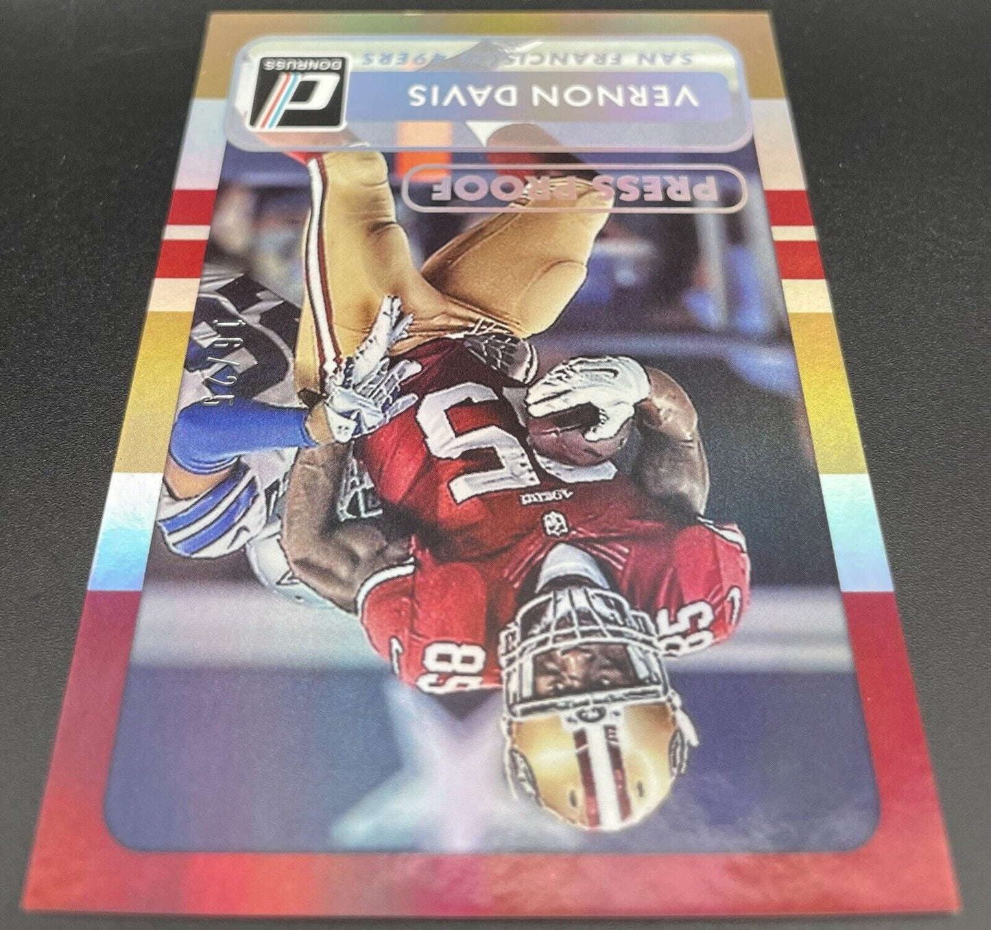 Vernon Davis 2015 Panini Donruss #97 Rookie,  /25 San Francisco 49Ers 