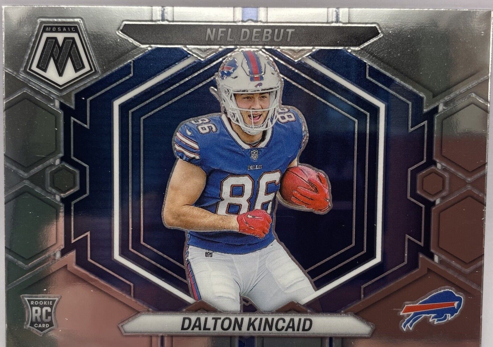 2023 Panini Mosaic DALTON KINCAID #ND-20 Rookie Card NFL Debut Buffalo...