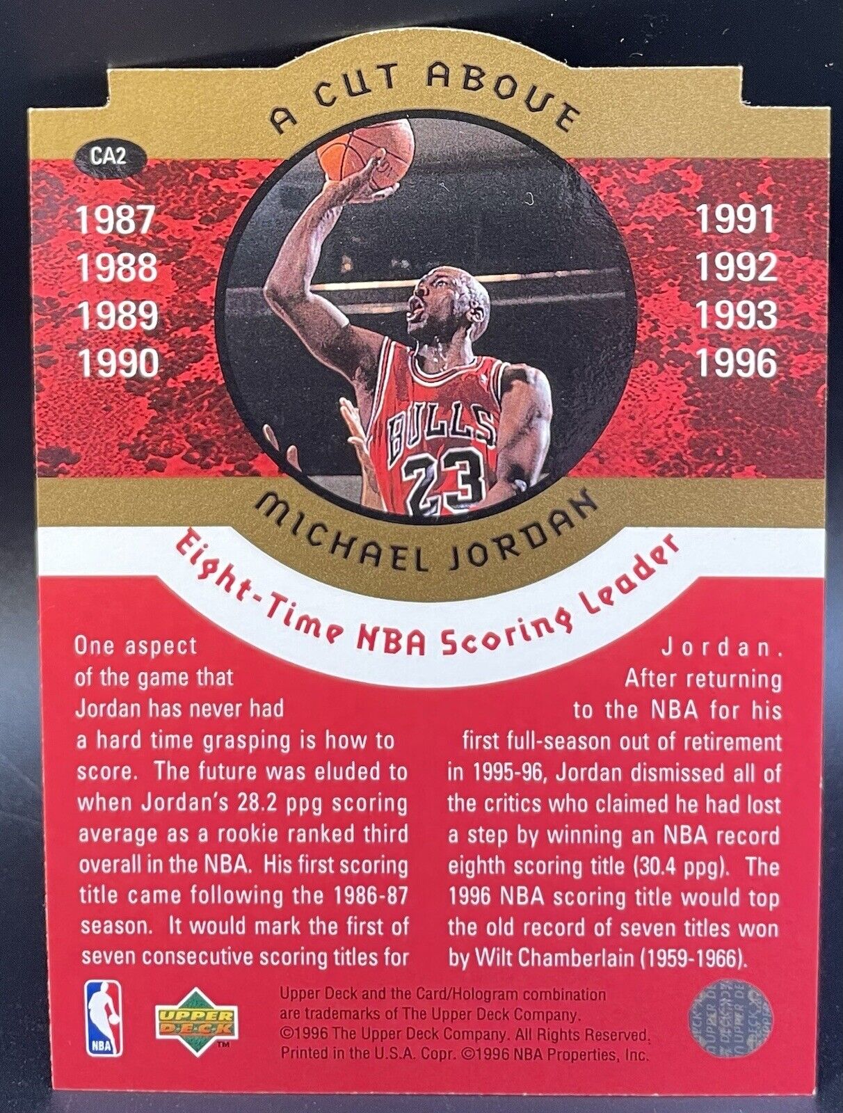 Michael Jordan 1991 - 2009 Upper Deck The Goat Basketball Chicago Bulls 8 Cards