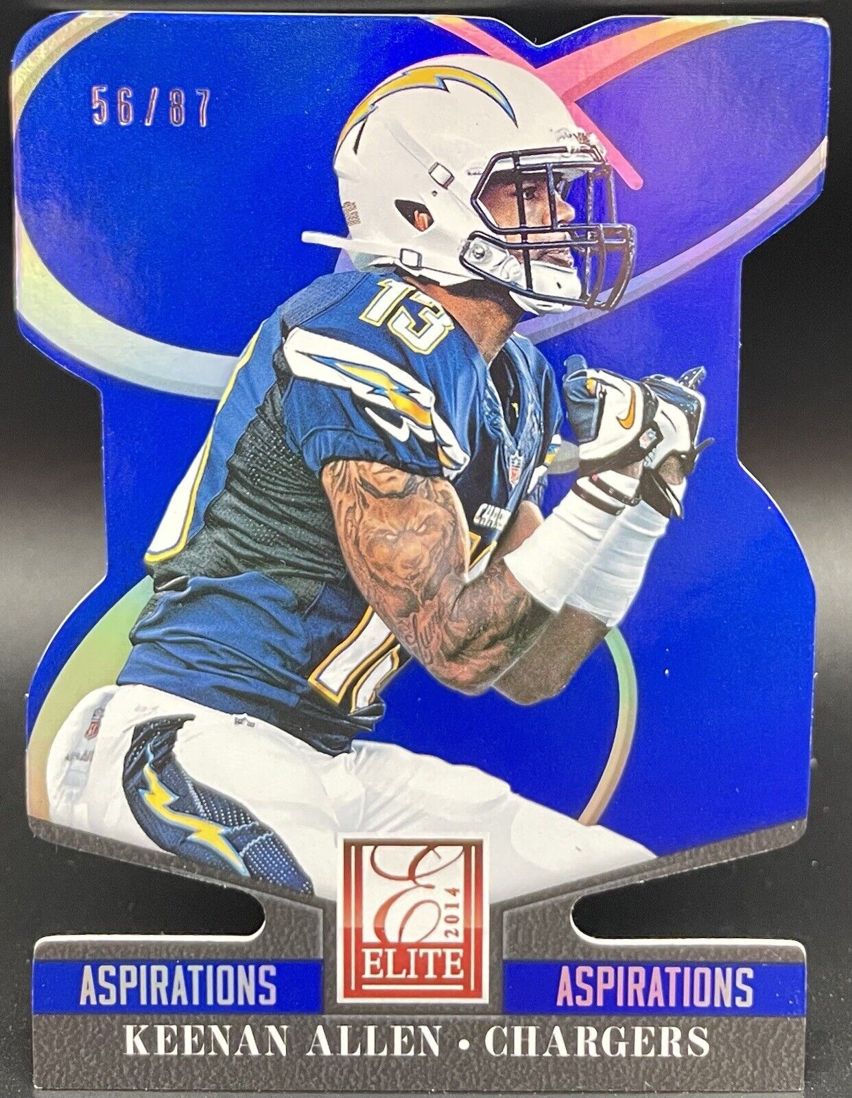 Keenan Allen 2014 Panini Elite Blue #78 Dye Cut, /87 San Diego Chargers ￼