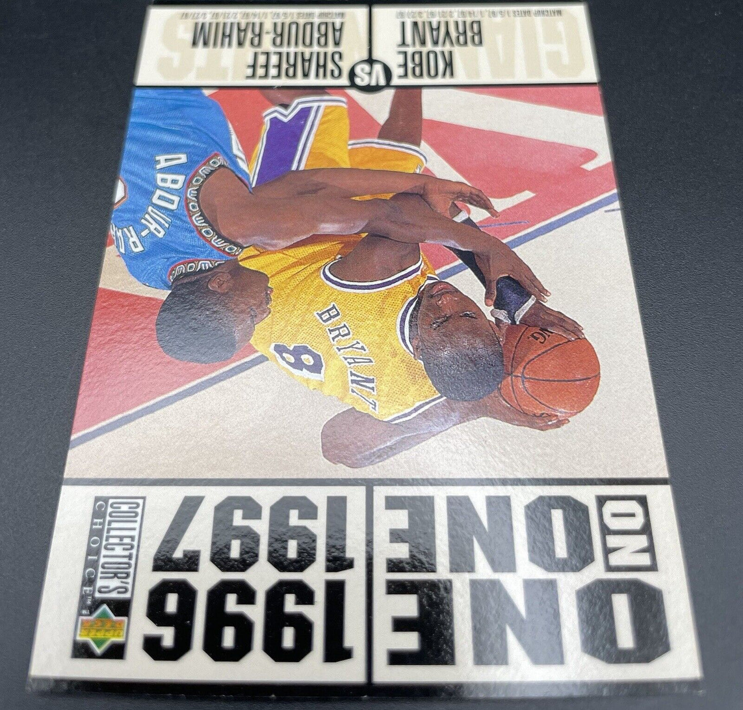 1996-97 Upper Deck Collector's Choice - One on One #361 Kobe Bryant, Shareef...