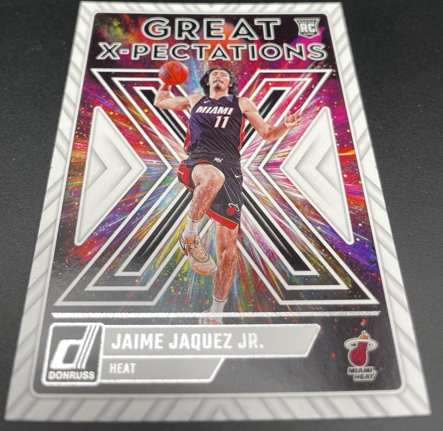 2023-24 Panini Donruss Jaime Jaquez Jr- Great X-Pectations #13 Heat (RC) 🔥🏀