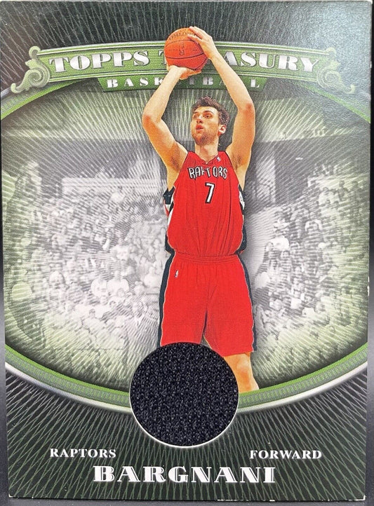 Andrea Bargnani 2008 Topps Treasury #TTR-AB Patch Toronto Raptors