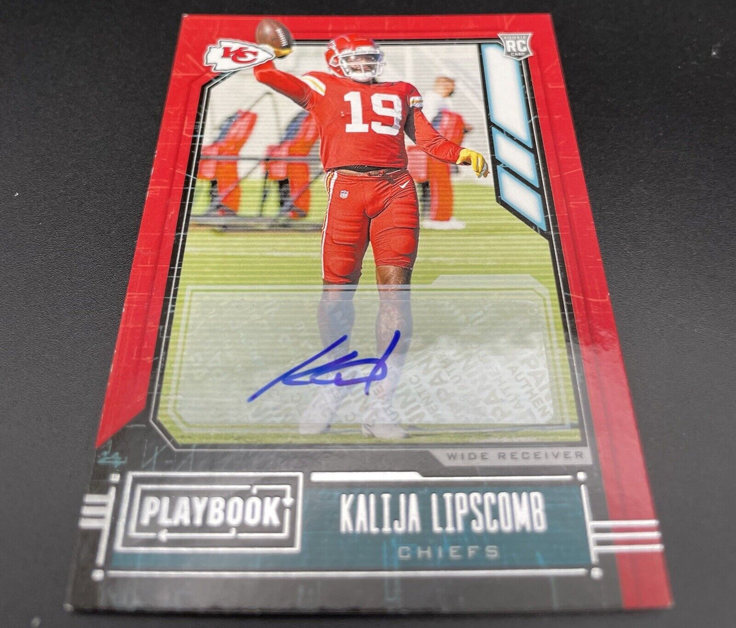 Kalija Lipscomb 2020 Panini Playbook #169 RC Autograph Kansas City Chiefs￼