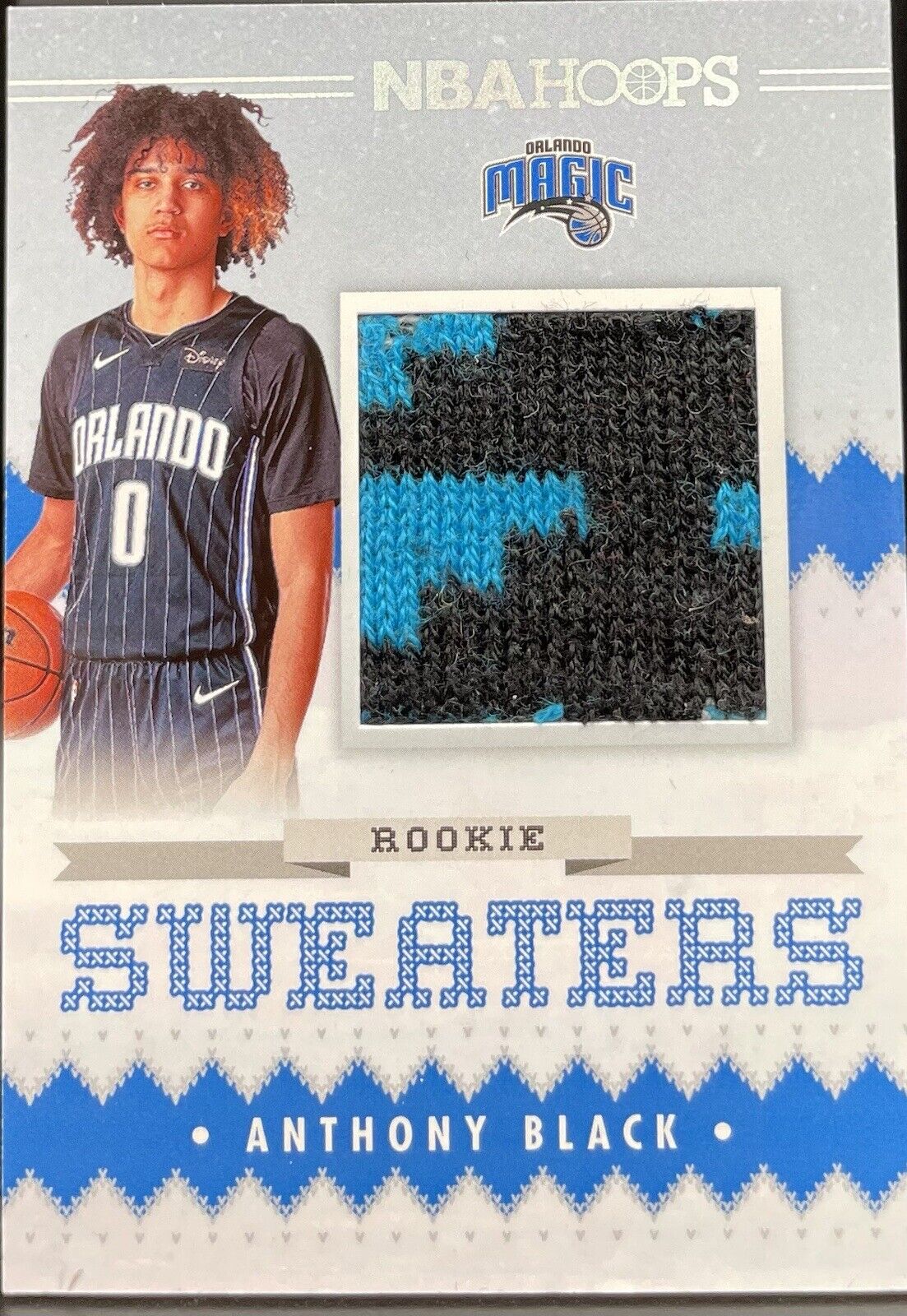 2023-24 Panini Hoops Rookie Sweaters Anthony Black #RSW-ANT Orlando Magic