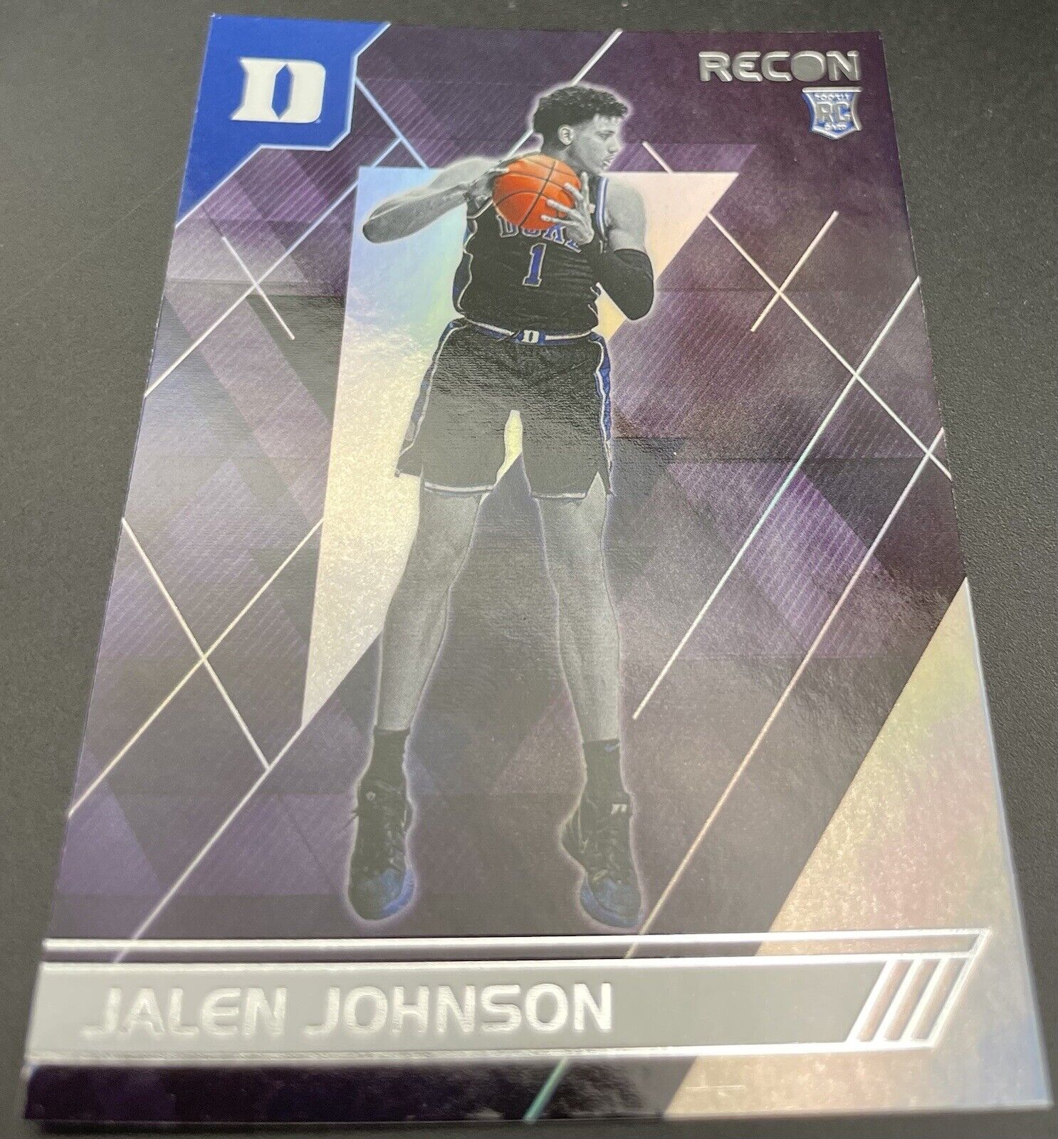 JALEN JOHNSON RC 2021 Chronicles Recon Draft Picks Refractor Rookie #133 Hawks