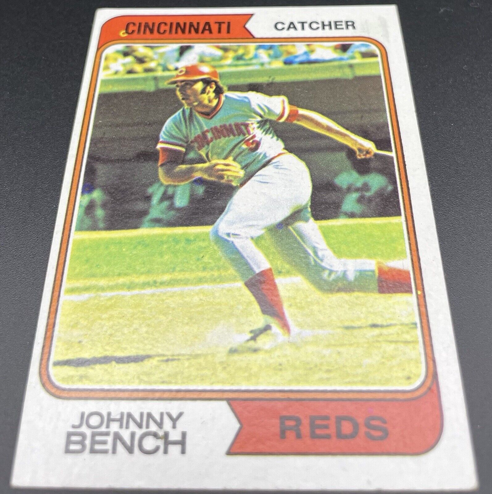 1974 Topps Johnny Bench #10 Cincinnati Reds HOF
