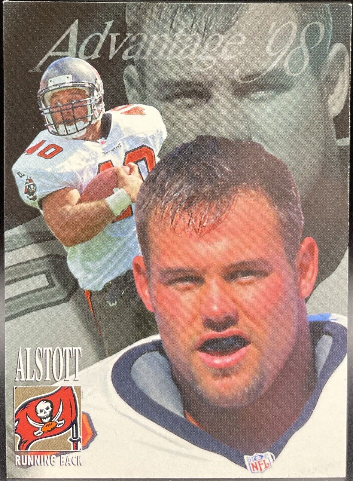 Mike Alstott Rookie 1997 Collectors Edge #164 Tampa Bay Buccaneers