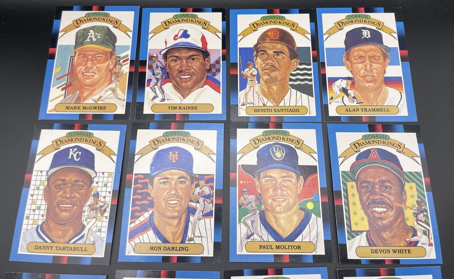 1987 Donruss Diamond Kings Complete Set Of 27 Cards In Mint Condition!!￼