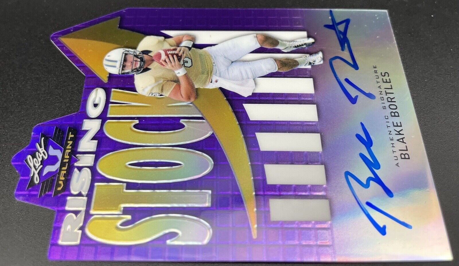 2014 Leaf Rising Stock #RS-BB1 RC, Autograph, 04/15 Purple  Jacksonville Jaguars