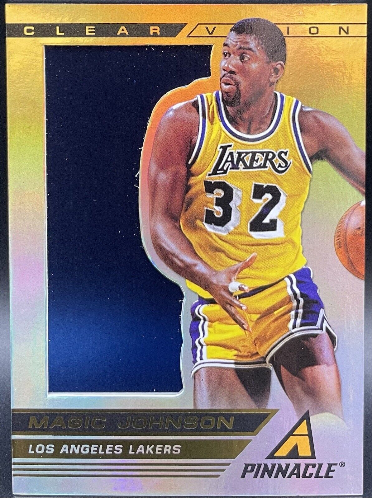 Magic Johnson 2013-14 Panini Clear Vision #81 Los Angeles Lakers￼