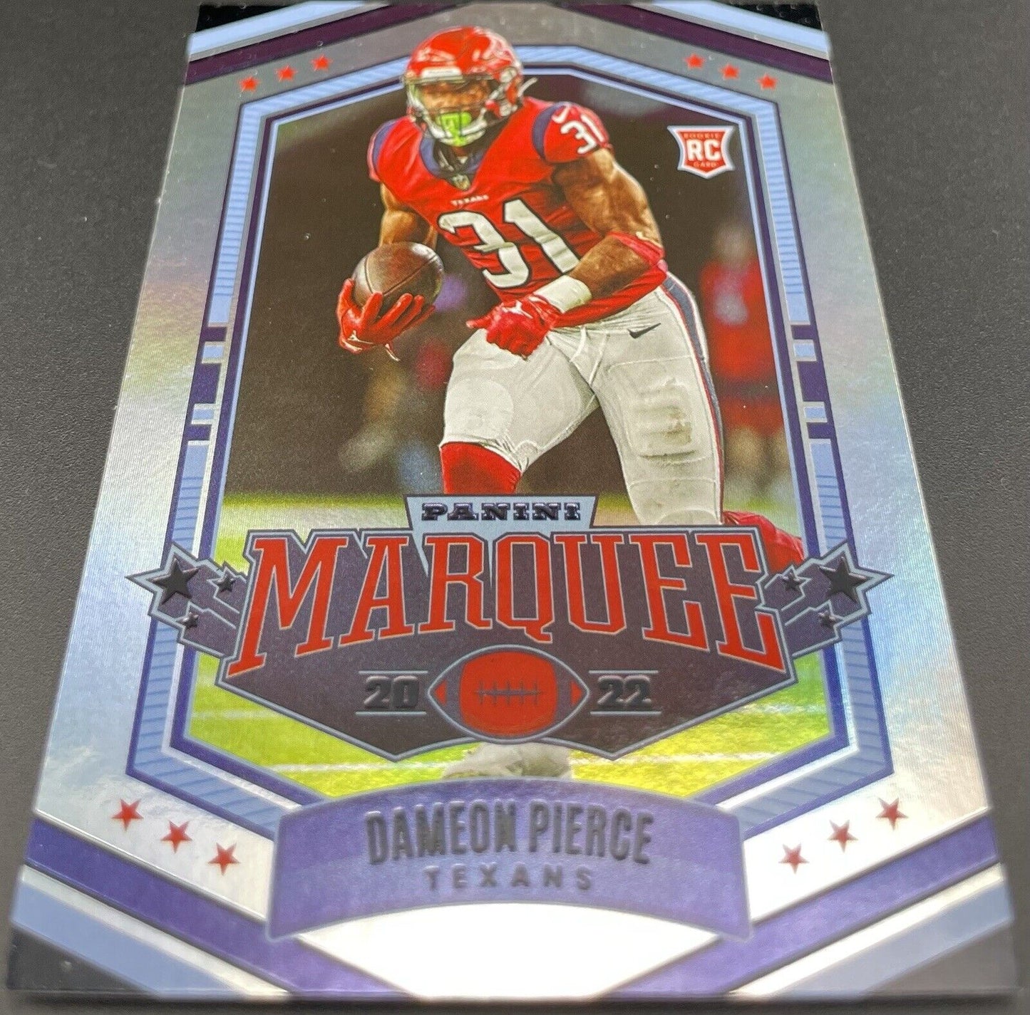 Dameon Pierce 2022 Panini Chronicles #MAR-35 Marquee Rookie Houston Texans