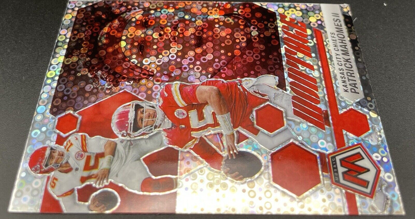 Patrick Mahomes II 2023 Panini Mosaic Disco Silver #M-6 Kansas City Chiefs