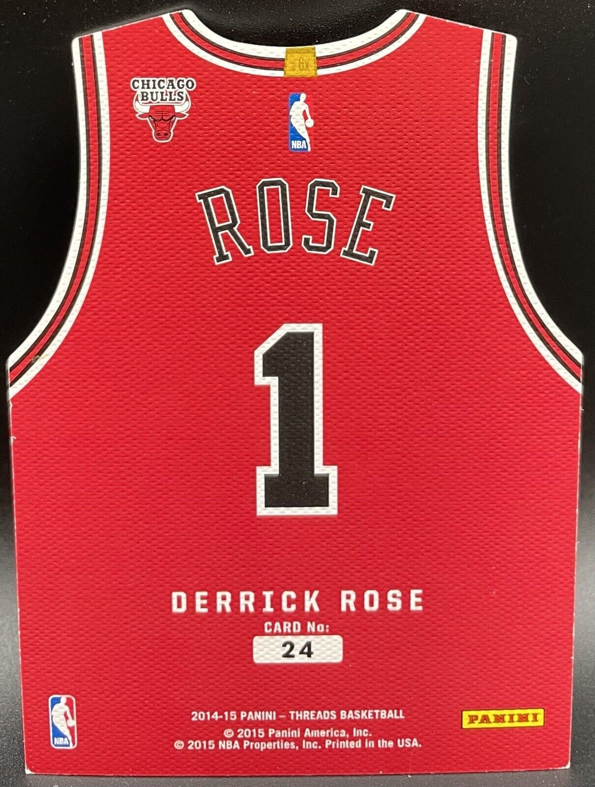 Derrick Rose 2015 Panini threads #24  Chicago Bulls