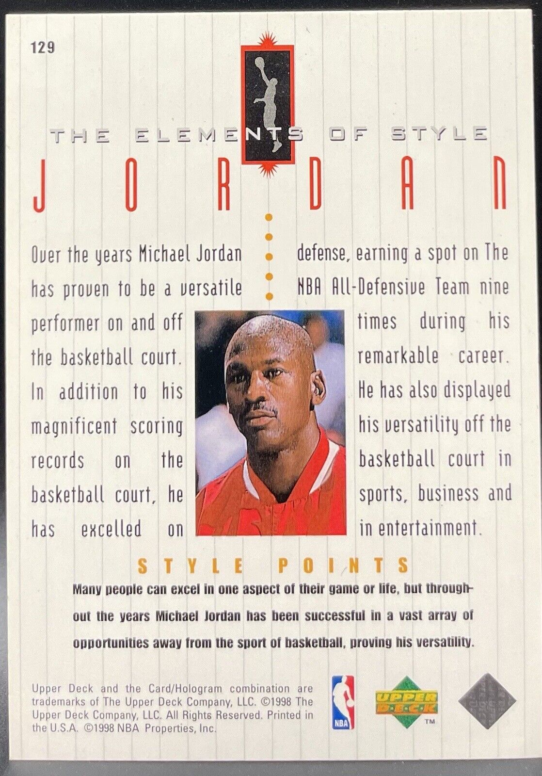 Michael Jordan 1991 - 2009 Upper Deck The Goat Basketball Chicago Bulls 8 Cards