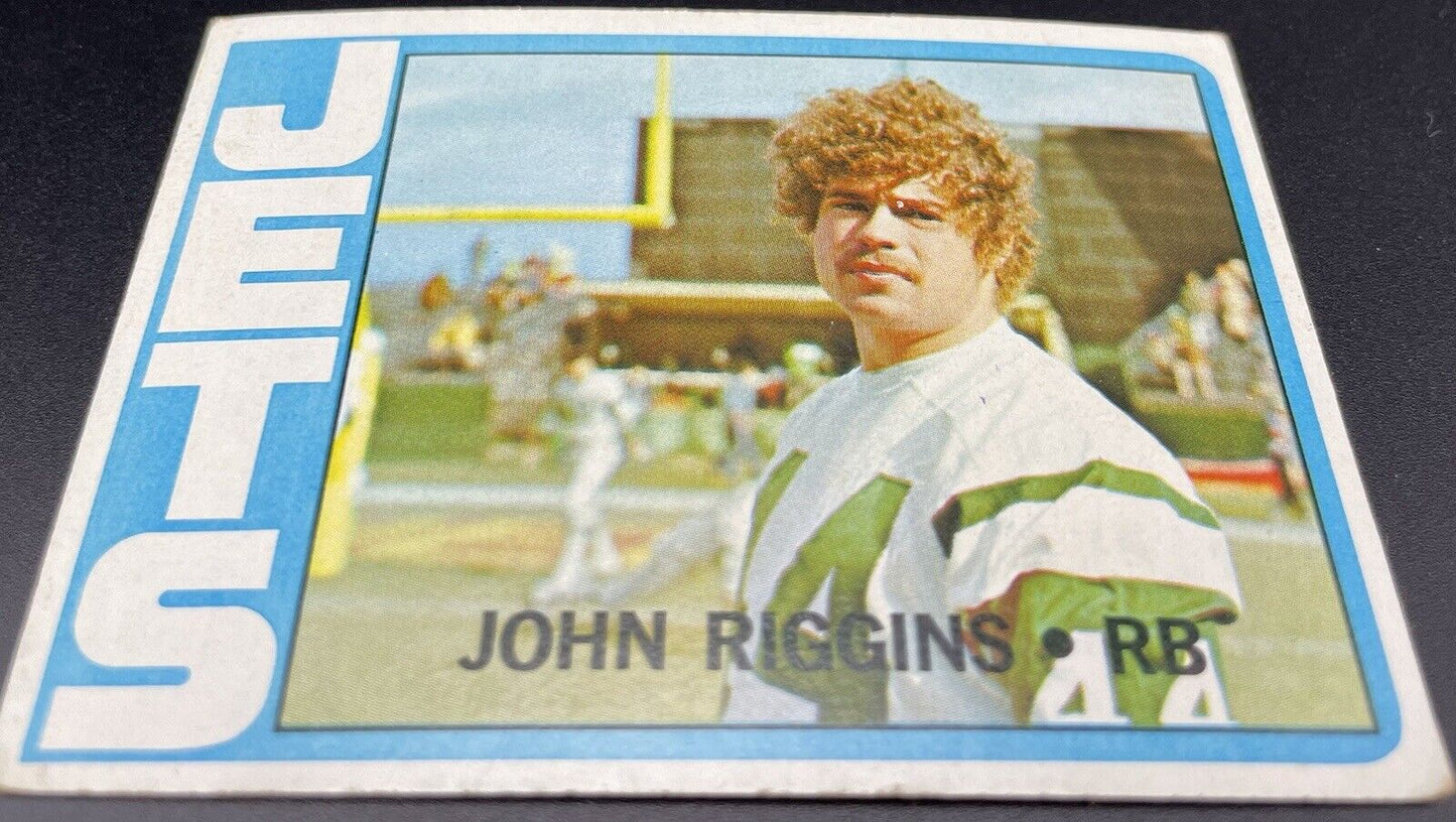 John Riggins 1972 Topps #13 HOF New York Jets Rookie Card 