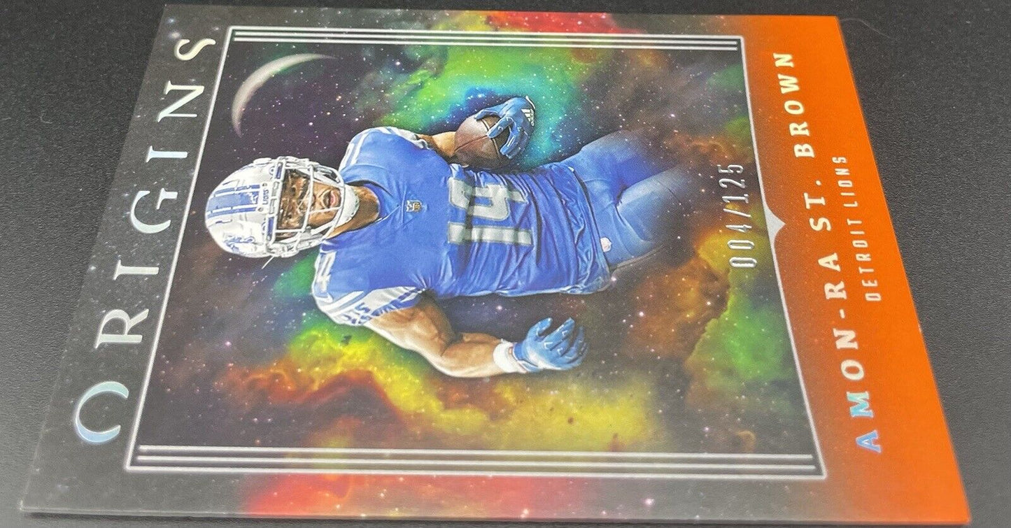 Amon-Ra St. Brown 2023 Panini Origins #32 Detroit Lions  /125 Orange 🔥🏈