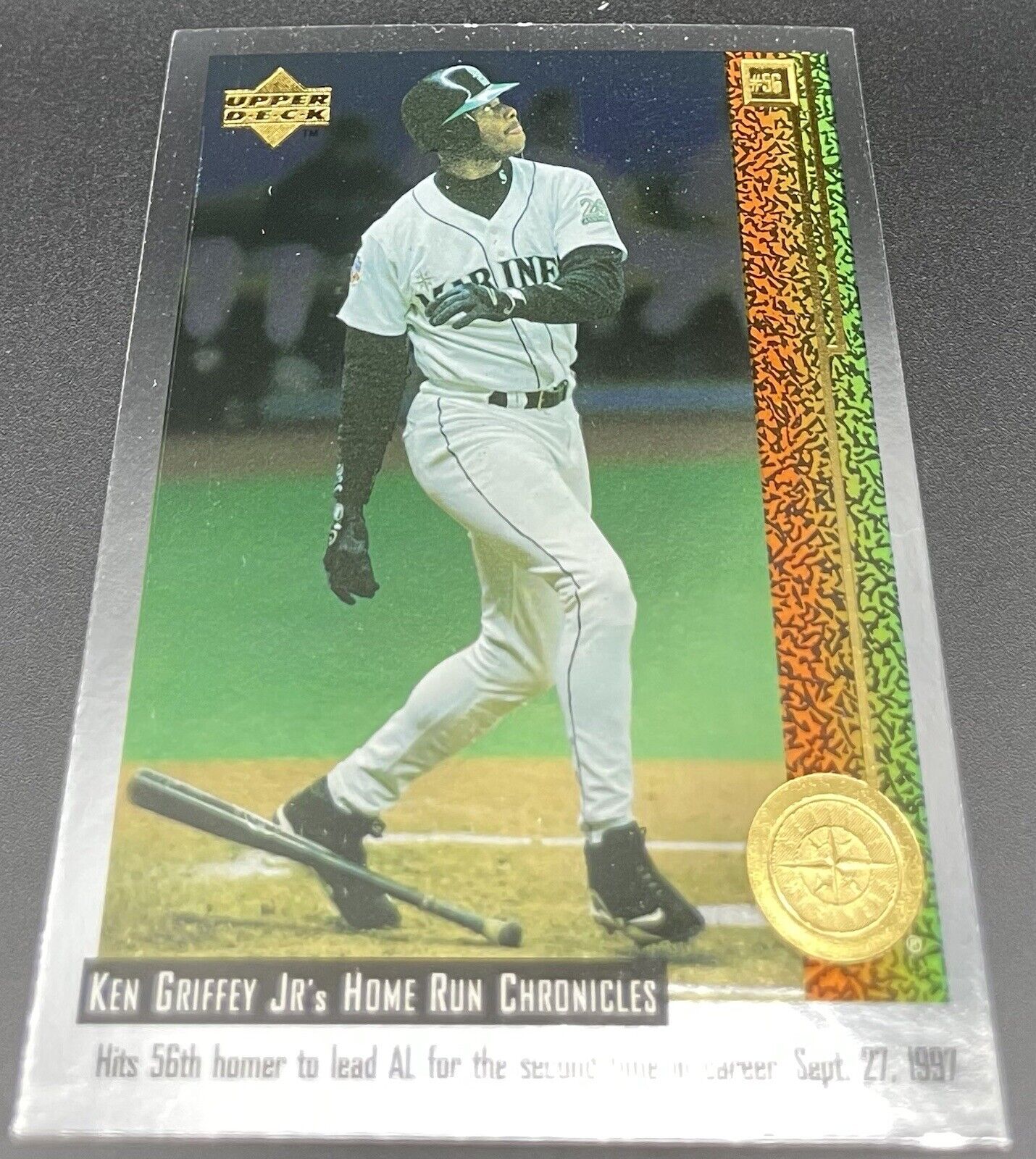 Ken Griffey Jr 1998 Upper Deck #56  Seattle Mariners Vs Athletics 