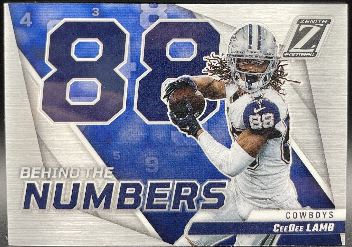 2022 Panini Zenith Football Behind The Numbers CeeDee Lamb #BN-CL Dallas Cowboys