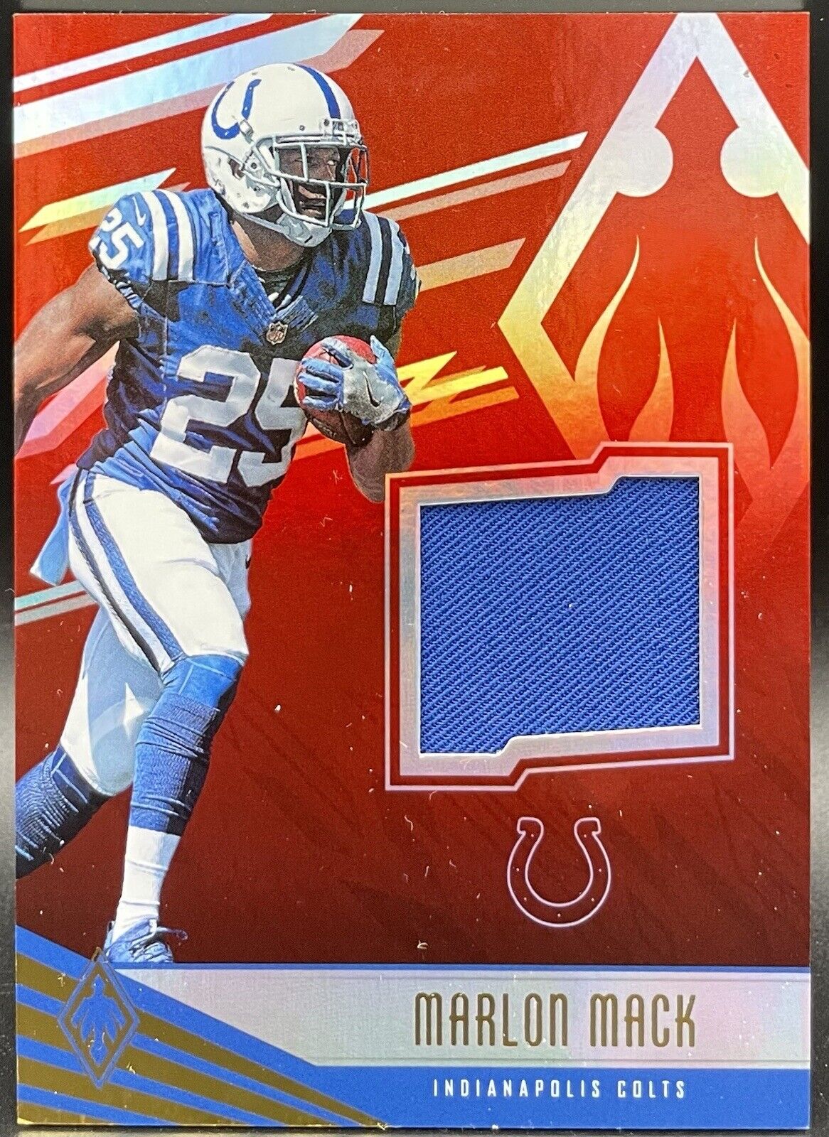 Marlon Mack  2017 Panini Phoenix # RPSM-35 Patch, 29/79 Indianapolis Colts￼