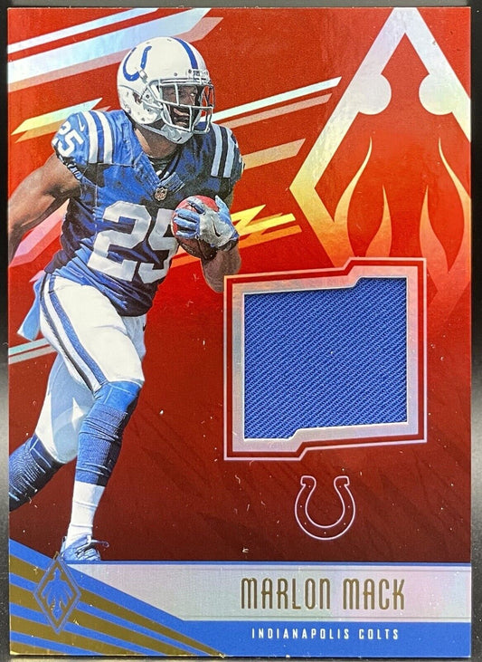 Marlon Mack  2017 Panini Phoenix # RPSM-35 Patch, 29/79 Indianapolis Colts￼