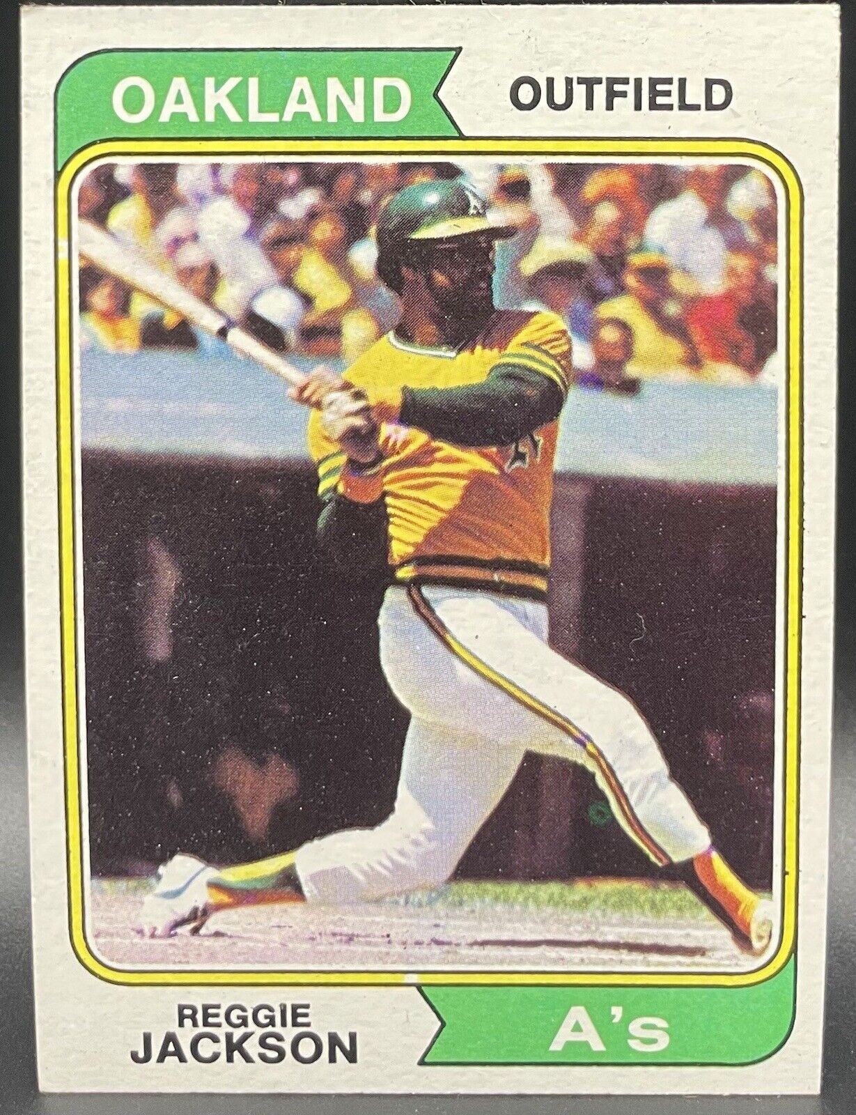 Reggie Jackson 1974 Topps #130 Oakland Athletics HOF 