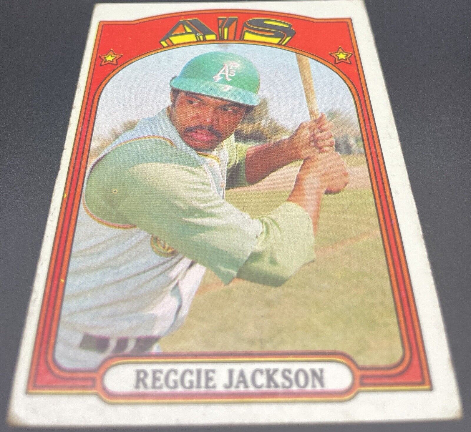 Reggie Jackson 1972 Topps #435 Oakland A’s HOF