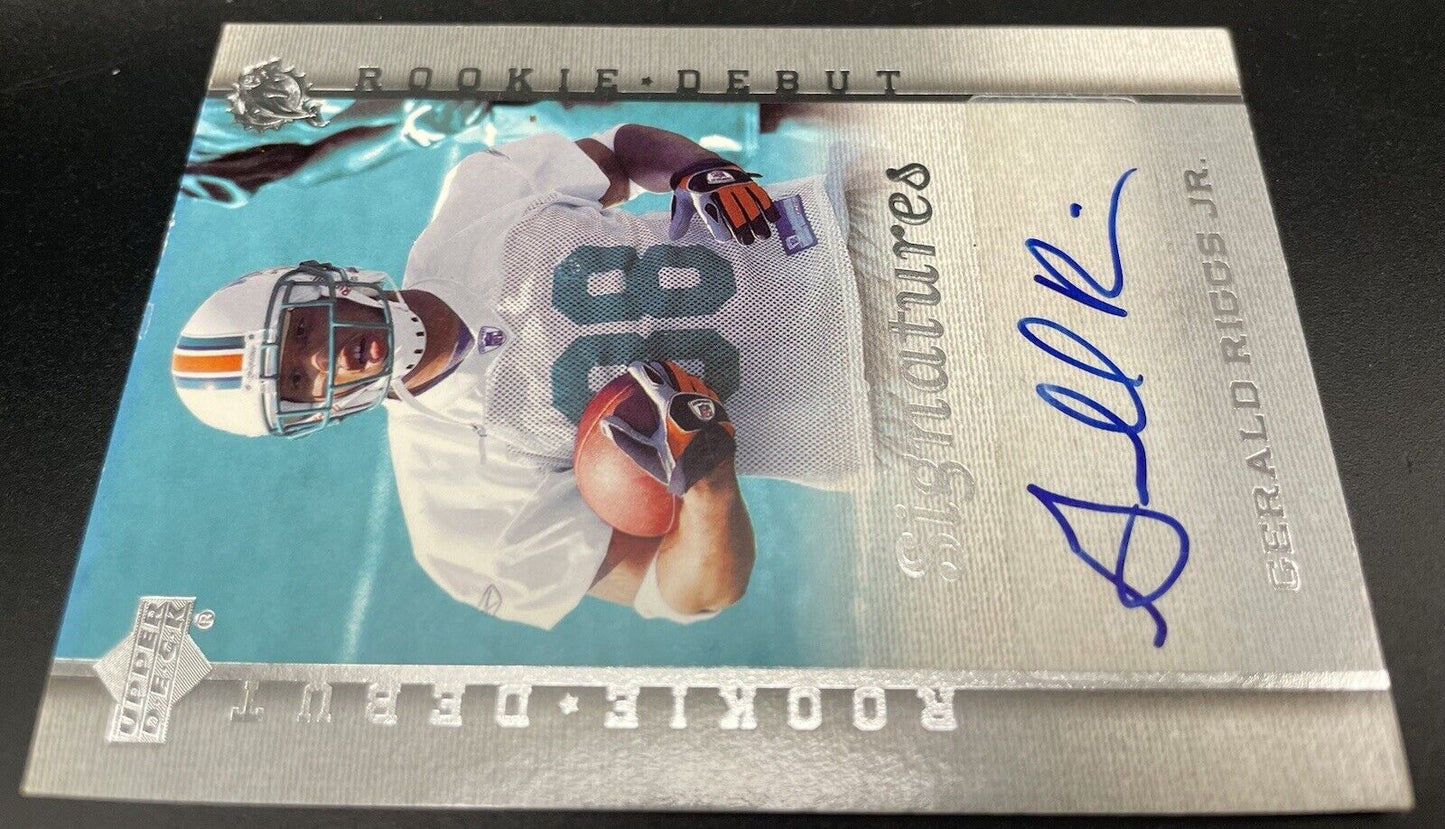 2006 Upper Deck Rookie Debut - Signatures #225 Gerald Riggs Jr. (AU, RC)