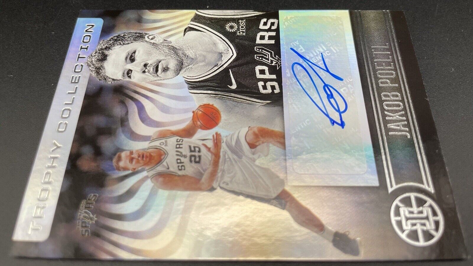 Jakob Poeltl 2020-21 Panini Illusions #TC-JPT RC Auto Trophy Collection Antonio