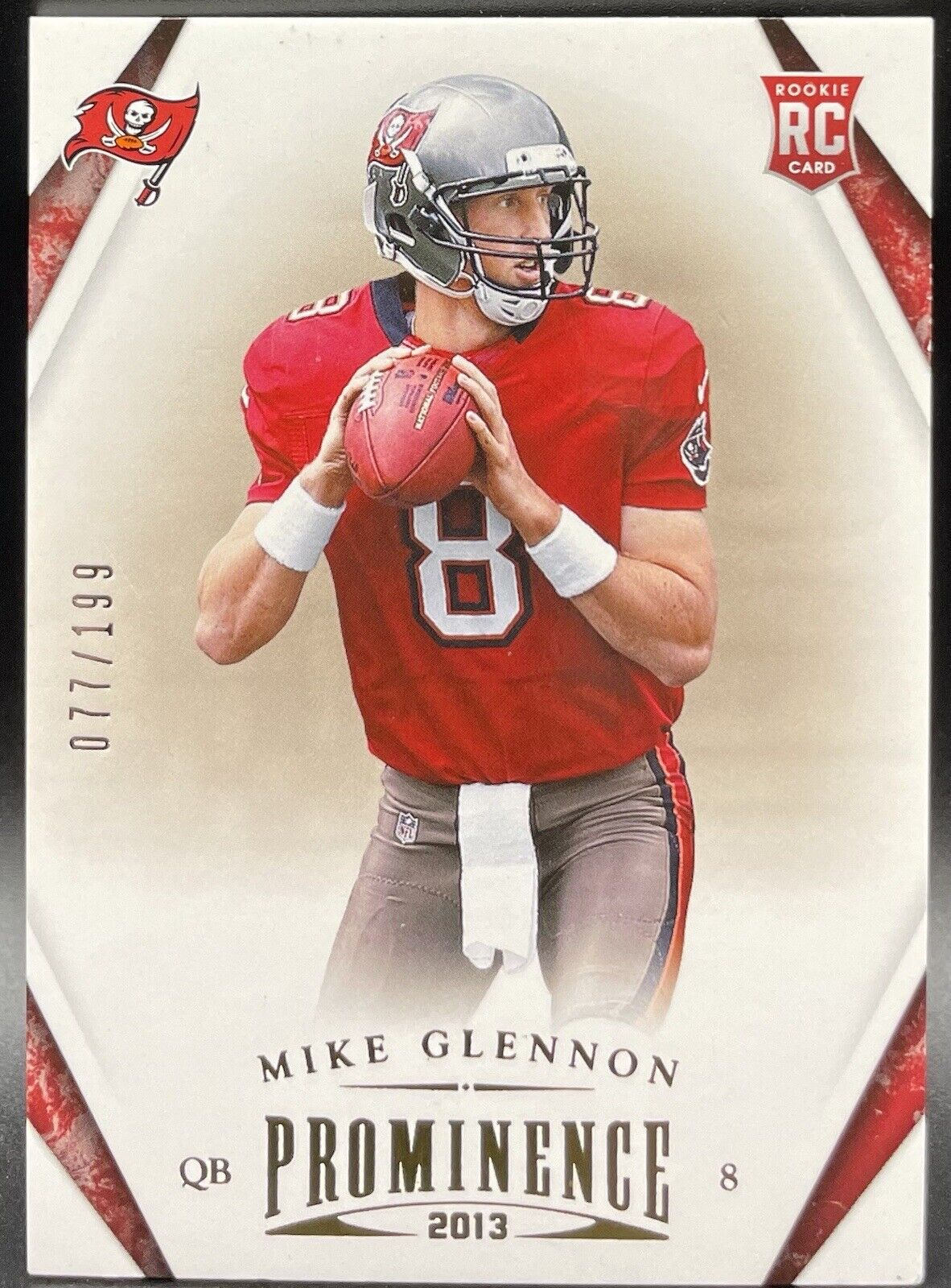 Mike Glennon 2013 Panini Prominence #171 RC, /199 Tampa Bay Buccaneers