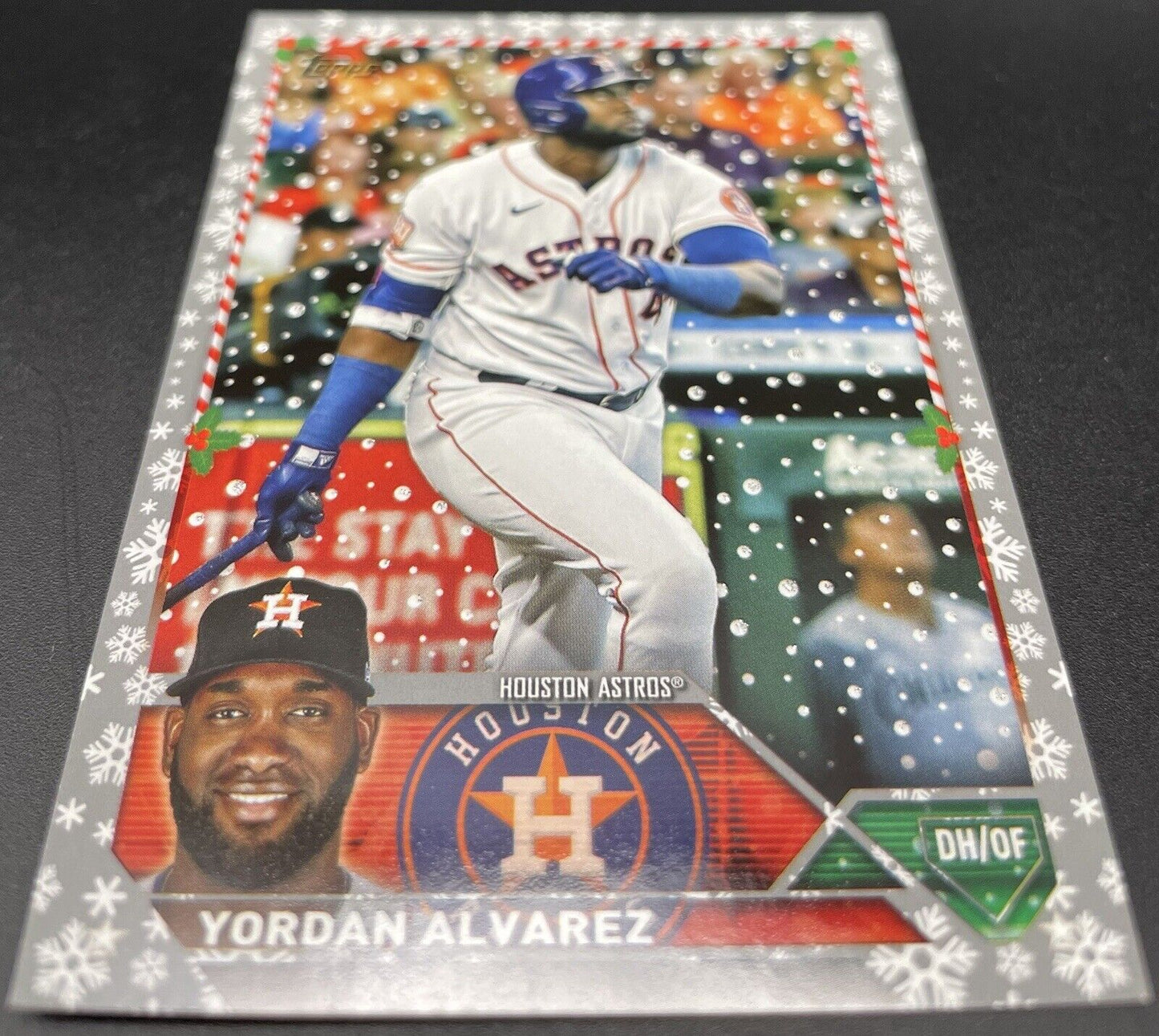 Yordan Alvarez 2023 Topps Holiday Grey #H160 Houston Texans