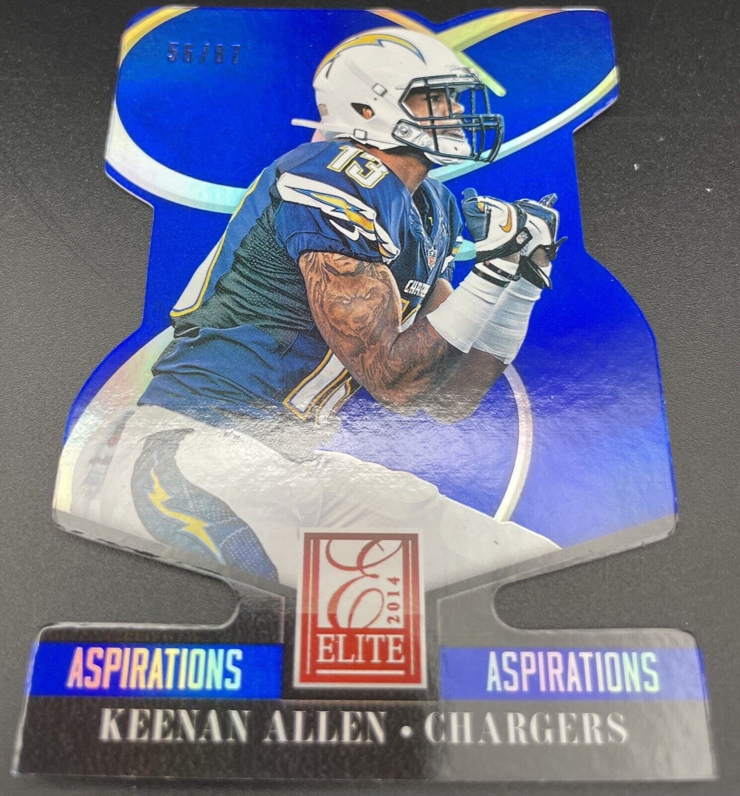 Keenan Allen 2014 Panini Elite Blue #78 Dye Cut, /87 San Diego Chargers ￼