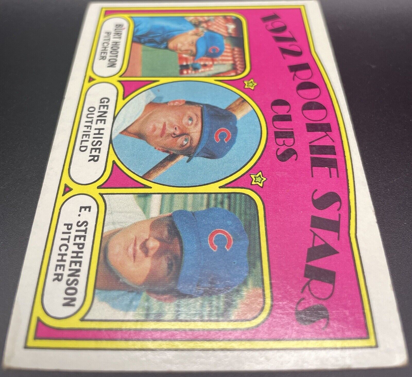 1972 Topps - 1972 Rookie Stars #61 Burt Hooton, Earl Stephenson, Gene Hiser (RC)