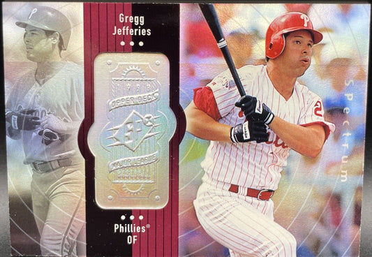 Gregg Jeffries 1998 Upper Deck #113 SPX RC Philadelphia Phillies /2250