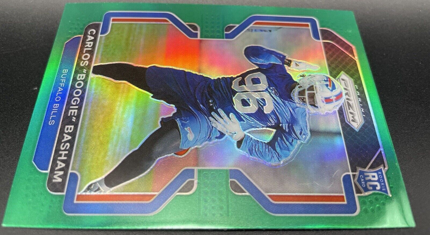 2021 Panini Prizm - Rookie Green Prizm #436 Carlos Basham Jr. (RC)