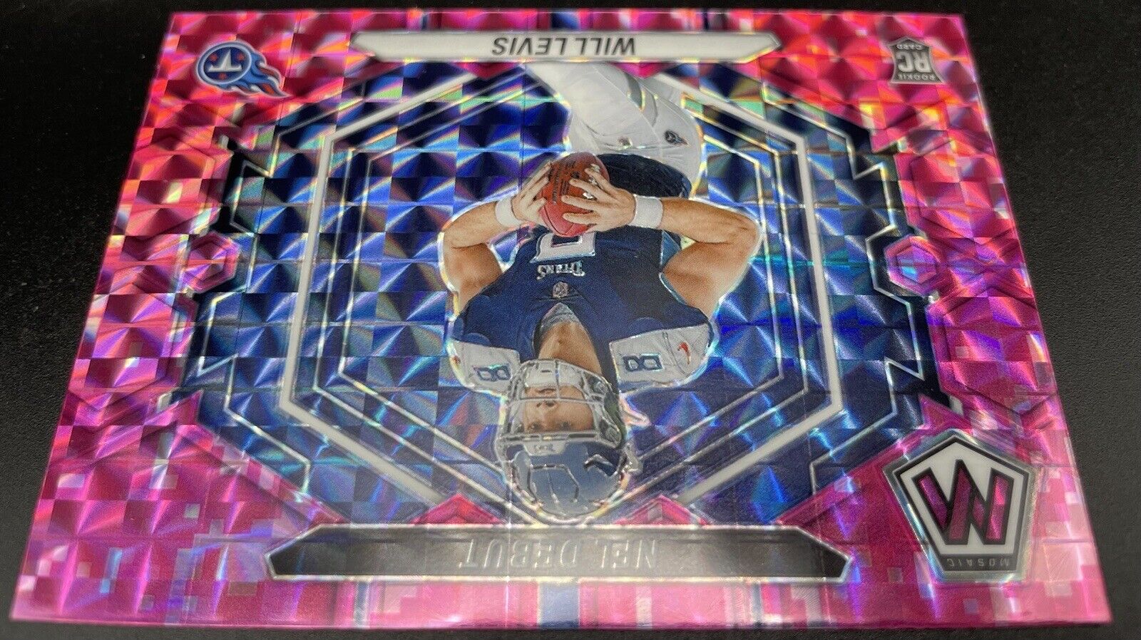 2023 Panini Mosaic - NFL Debut Camo Pink Mosaic Prizm #ND-4 Will Levis (RC)