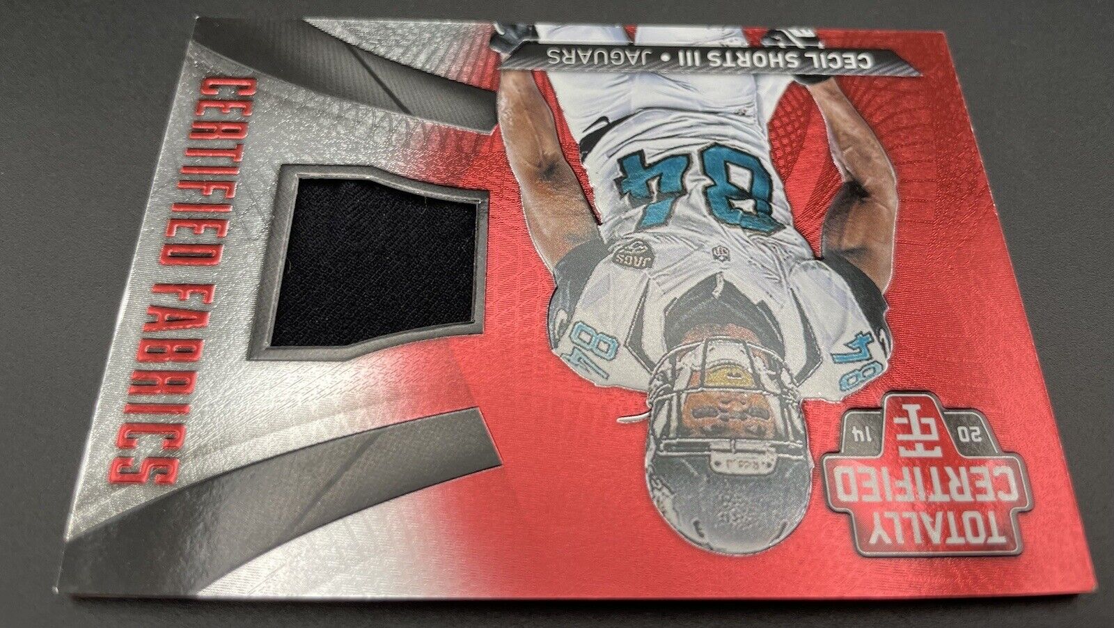 Cecil Shorts III 2014 Panini Totally Certified #CF-CS PATCH 052/100 Jacksonville