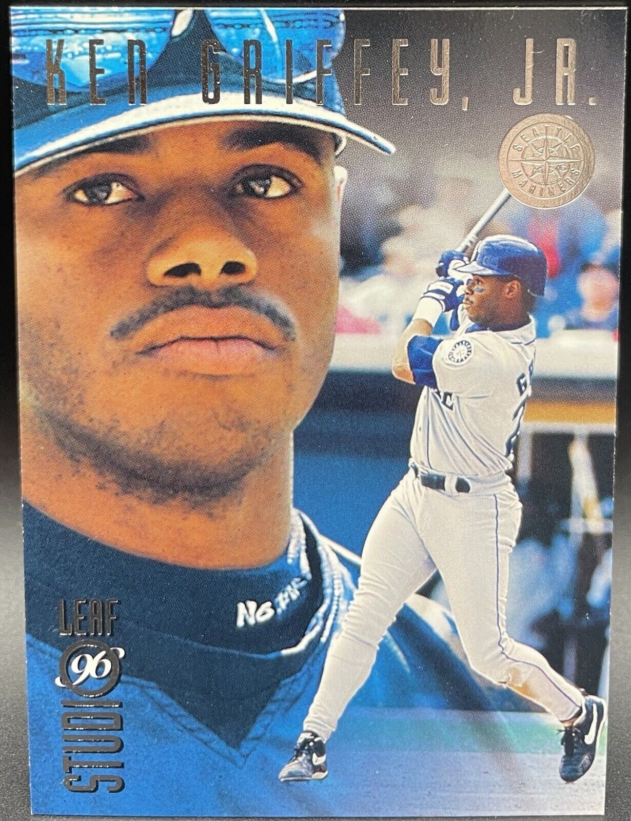 Ken Griffey Jr. 1996 Donruss Leaf Studio # 116 Seattle Mariners 