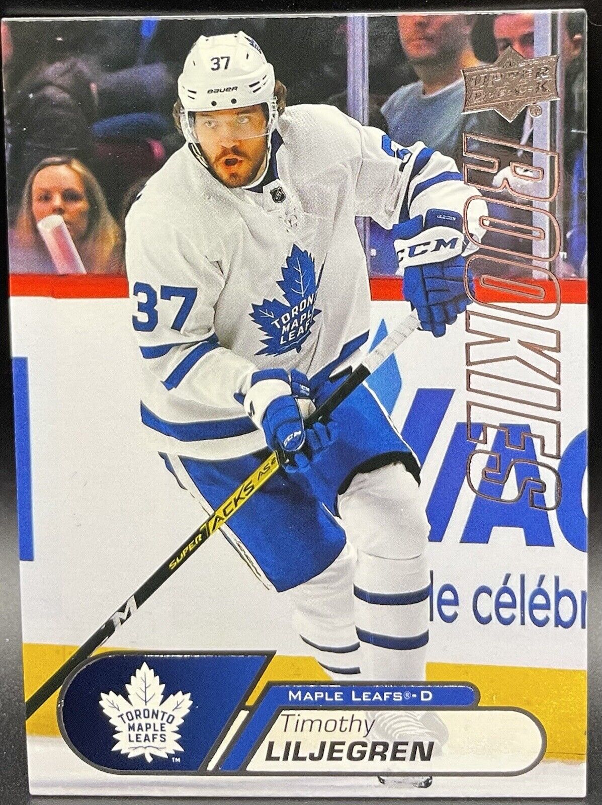 Timothy Liljegren 2020-21 Upper Deck #6 RC Toronto Maple Leafs￼