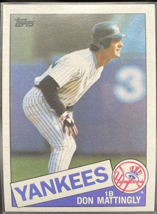 1985 Topps - #665 Don Mattingly New York Yankees